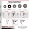 Service Caster 3.5 Inch Phenolic Swivel 12mm Threaded Stem Caster with Total Lock Brake SCC SCC-TSTTL20S3514-PHR-M1215 - alternate 3